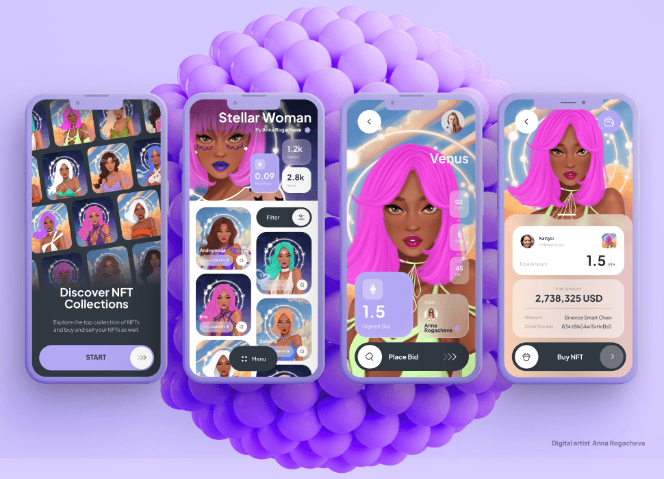 NFT Marketplace Mobile App